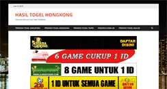 Desktop Screenshot of hasiltogelhongkong.com
